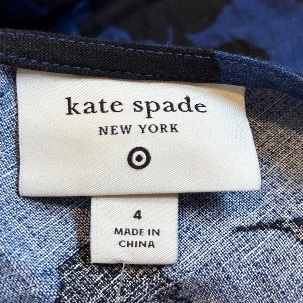 Kate Spade X Target Floral One Shoulder Linen Blend Jumpsuit Women’s 4 NEW